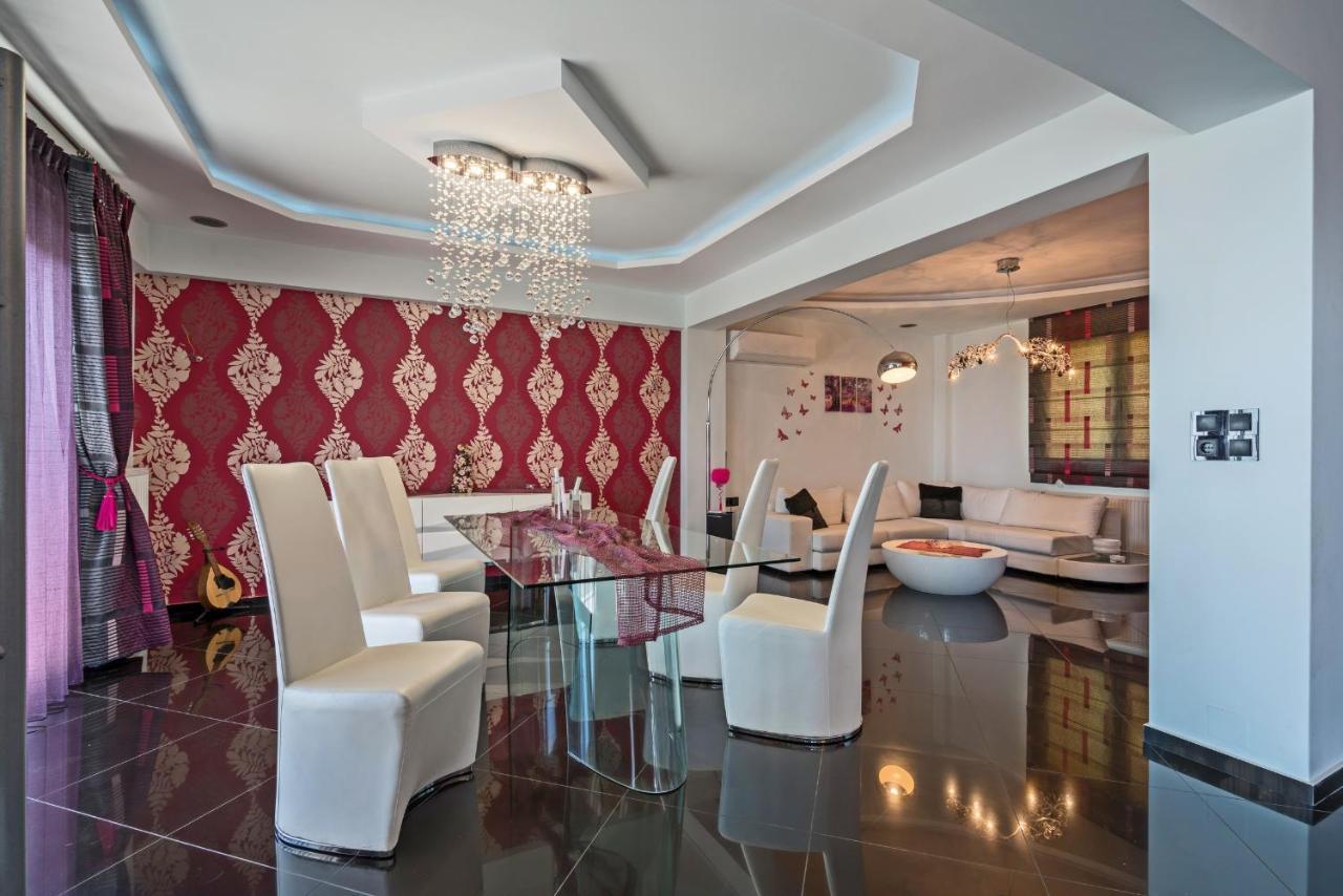 Alkistis Villa With Amazing Sea View Μαρουλάς Εξωτερικό φωτογραφία