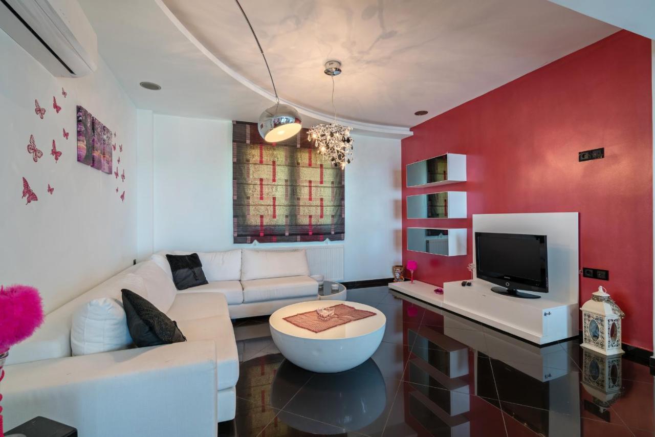 Alkistis Villa With Amazing Sea View Μαρουλάς Εξωτερικό φωτογραφία